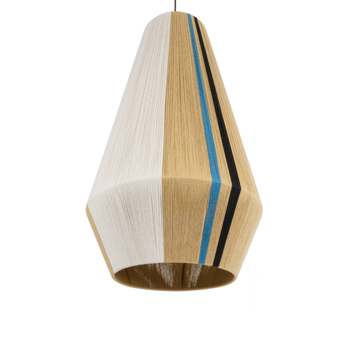 GLOBOSTAR® SALERNO 02079 Boho Κρεμαστό Φωτιστικό Οροφής με Ντουί 1 x E27 AC 220-240V IP20 - Πολύχρωμο - Μ50 x Π50 x Υ90cm