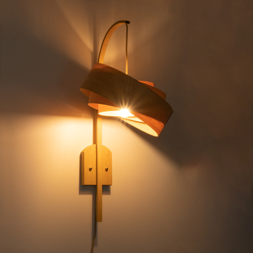 GLOBOSTAR® KALAMA 02223 Boho Φωτιστικό Τοίχου - Απλίκα με Ντουί 1 x E27 AC 220-240V IP20 - Μπεζ - Μ30 x Π40 x Υ70cm