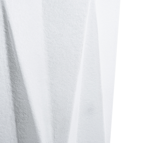 GloboStar® Artificial Garden PADOVA 20740 Επιδαπέδιο Πολυεστερικό Τσιμεντένιο Κασπώ Γλάστρα - Flower Pot Λευκό Φ46 x Υ67cm