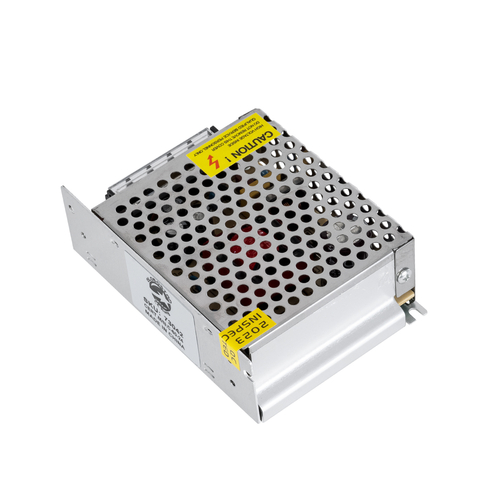 GLOBOSTAR® LUMIVOLT 73042 Τροφοδοτικό/Μετασχηματιστής PELV 60W 2.5A DC 24V IP20 - AC 220-240V σε DC 24V / Ρυθμιζόμενo από DC 22.5V έως DC 25.5V - Μ11 x Π7.8 x Υ3.8cm - 3 Χρόνια Εγγύηση