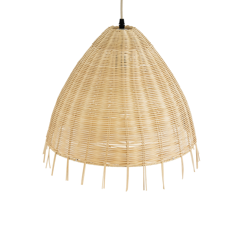 GLOBOSTAR® AQUATIC 01742 Boho Κρεμαστό Φωτιστικό Οροφής με Ντουί 1 x E27 AC 220-240V IP20 - Μπεζ - Μ40 x Π40 x Υ36cm