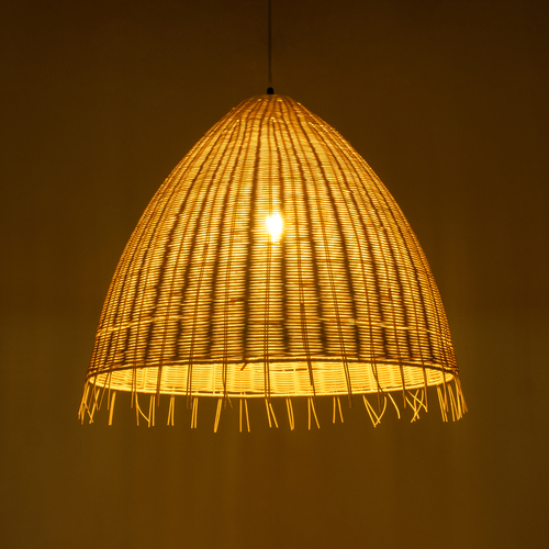 GLOBOSTAR® AQUATIC 01743 Boho Κρεμαστό Φωτιστικό Οροφής με Ντουί 1 x E27 AC 220-240V IP20 - Μπεζ - Μ60 x Π60 x Υ60cm