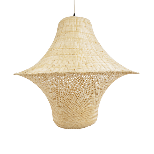 GLOBOSTAR® JUNIPER 02047 Boho Κρεμαστό Φωτιστικό Οροφής με Ντουί 1 x E27 AC 220-240V IP20 - Μπεζ - Μ100 x Π100 x Υ90cm