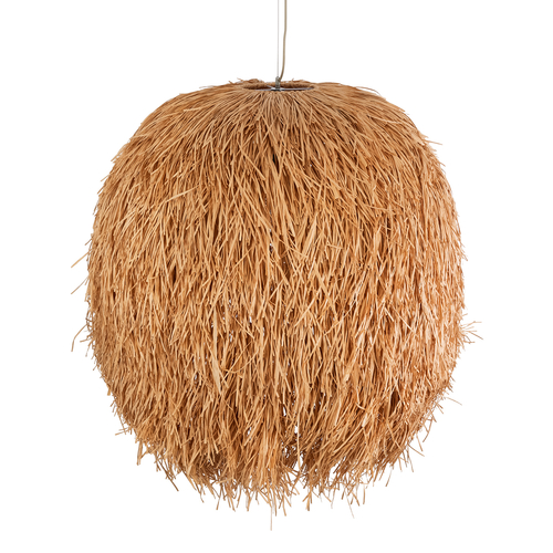 GLOBOSTAR® GUADELOUPE 02156 Boho Κρεμαστό Φωτιστικό Οροφής με Ντουί 1 x E27 AC 220-240V IP20 - Μπεζ - Μ120 x Π120 x Υ100cm