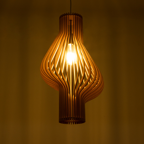 GLOBOSTAR® SCANDINAVIA 02172 Boho Κρεμαστό Φωτιστικό Οροφής με Ντουί 1 x E27 AC 220-240V IP20 - Μπεζ - Μ32 x Π32 x Υ56cm