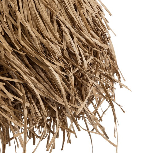 GLOBOSTAR® GUADELOUPE 02157 Boho Κρεμαστό Φωτιστικό Οροφής με Ντουί 1 x E27 AC 220-240V IP20 - Μπεζ - Μ50 x Π50 x Υ40cm