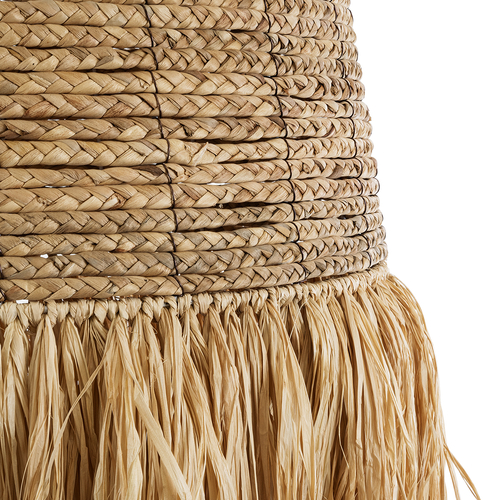 GLOBOSTAR® PORTOFERRAIO 02190 Boho Κρεμαστό Φωτιστικό Οροφής με Ντουί 1 x E27 AC 220-240V IP20 - Μπεζ - Μ60 x Π60 x Υ120cm