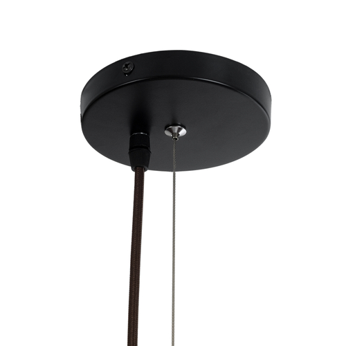 GLOBOSTAR® GUADELOUPE 02294 Boho Κρεμαστό Φωτιστικό Οροφής με Ντουί 1 x E27 AC 220-240V IP20 - Καφέ - Μ80 x Π80 x Υ60cm