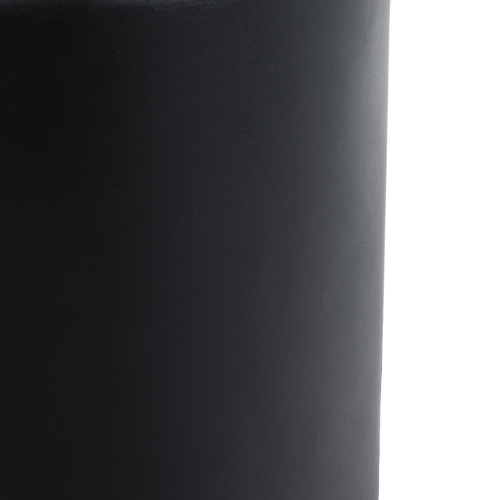 GloboStar® Artificial Garden PUEBLA 20698 Διακοσμητικό Πολυεστερικό Τσιμεντένιο Κασπώ Γλάστρα - Flower Pot Μαύρο Φ41 x Υ46cm