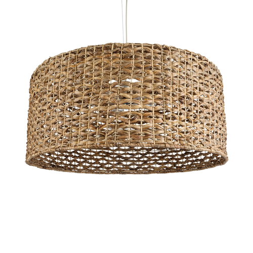 GLOBOSTAR® MANGATA 01850 Boho Κρεμαστό Φωτιστικό Οροφής με Ντουί 1 x E27 AC 220-240V IP20 - Καφέ - Μ90 x Π90 x Υ40cm