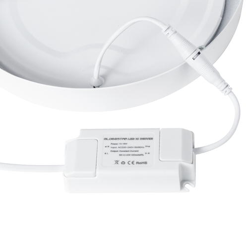 GLOBOSTAR® PANELO 60202 Panel Οροφής LED 20W 1800lm 120° AC 220-240V IP20 Θερμό Λευκό 2700K - Lumileds SMD Chip & TÜV SÜD Driver - Λευκό Γαλακτερό - Μ22 x Π22 x Υ3cm / Q20cm - 3 Χρόνια Εγγύηση