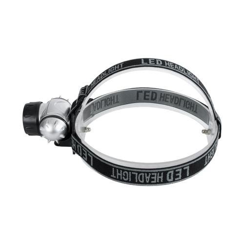 GloboStar® 79053 Φακός Κεφαλής LED Diode 3W 200lm - Ψυχρό Λευκό 6000K - Μ7.5 x Π6 x Υ6cm