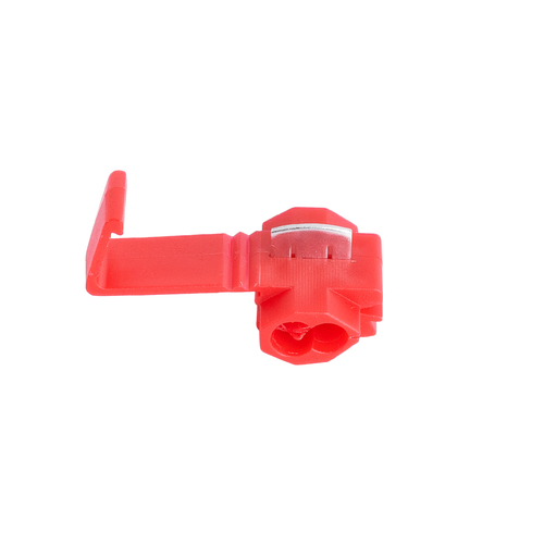 GLOBOSTAR® THIEF 81647 Κλέμα Κλέφτης Ταχείας Σύνδεσης & Διακλάδωσης Καλωδίων 10A IP20 - Κόκκινο - Μ2 x Π3 x Υ1.5cm - Πακέτο 20 Τεμαχίων
