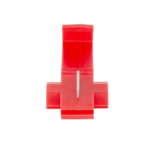 GLOBOSTAR® THIEF 81647 Κλέμα Κλέφτης Ταχείας Σύνδεσης & Διακλάδωσης Καλωδίων 10A IP20 - Κόκκινο - Μ2 x Π3 x Υ1.5cm - Πακέτο 20 Τεμαχίων