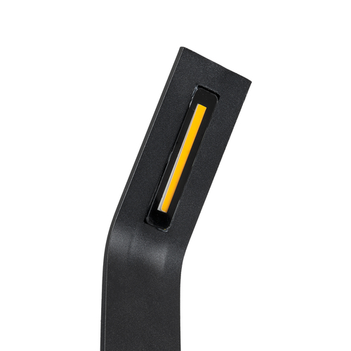 GLOBOSTAR® GREENERY 90544 Φωτιστικό Κολωνάκι Κήπου LED 15W 1500lm 120° AC 220-240V Αδιάβροχο IP65 - Θερμό Λευκό 2700K - Γκρι Ανθρακί - Μ8 x Π15 x Υ70cm - 3 Χρόνια Εγγύηση