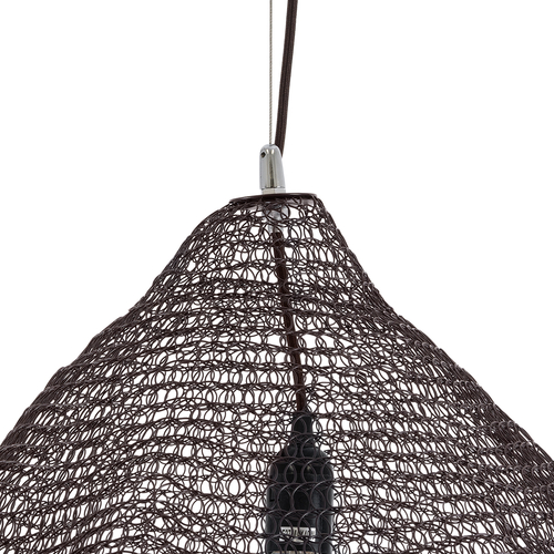 GLOBOSTAR® KENTUCKY 01867 Vintage Κρεμαστό Φωτιστικό Οροφής με Ντουί 1 x E27 AC 220-240V IP20 - Καφέ - Μ60 x Π60 x Υ50cm