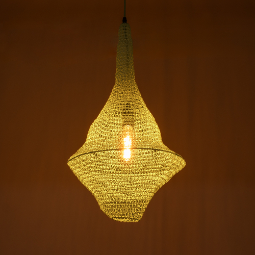 GLOBOSTAR® KENTUCKY 01873 Vintage Κρεμαστό Φωτιστικό Οροφής με Ντουί 1 x E27 AC 220-240V IP20 - Τιρκουάζ - Μ35 x Π35 x Υ60cm