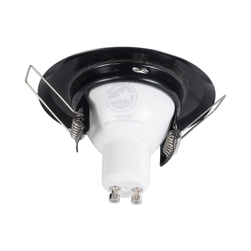 GLOBOSTAR® DELTA 77813 Χωνευτή Βάση για Σποτ MR16 με Ντουί GU10/GU5.3 IP20 - Μπρούτζινο - Μ8.3 x Π8.3 x Υ3.1cm / Q6cm