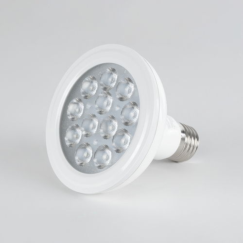 GLOBOSTAR® SPOTPAR 60091 Σποτ E27 PAR30 LED 12W 1164lm 36° AC 220-240V IP20 Φυσικό Λευκό 4500K Dimmable - Μ9.5 x Π9.5 x Υ9.5cm - 3 Χρόνια Εγγύηση