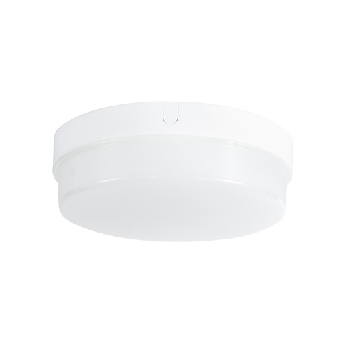 GLOBOSTAR® REVANO 61015 Φωτιστικό Πλαφονιέρα Οροφής LED 15W 1425lm 180° AC 220-240V Αδιάβροχο IP54 Φυσικό Λευκό 4500K - Lumileds SMD Chip - Λευκό Γαλακτερό - Μ17 x Π17 x Υ5cm - 2 Χρόνια Εγγύηση