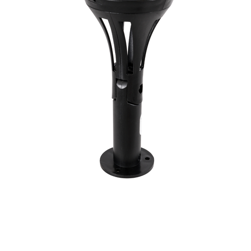 GloboStar® FIAMMA 61549 Αυτόνομο Ηλιακό Καρφωτό Φωτιστικό Κήπου LED SMD 2W 80lm με Ενσωματωμένη Μπαταρία 1500mAh - Φωτοβολταϊκό Πάνελ - Αισθητήρα Ημέρας-Νύχτας Φαναράκι Κήπου - Εφέ Φλόγας Διακοσμητικό - Αδιάβροχο IP65 - 1800K Φ10 x Υ55cm - 2 Χρόνια Εγγύηση