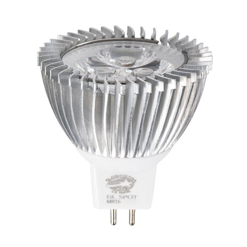 GLOBOSTAR® TRIBOO 76020 Σποτ GU5.3 MR16 LED 3W 300lm 30° DC 12V IP20 Ψυχρό Λευκό 6000K - Μ5 x Π5 x Υ5.2cm - 3 Χρόνια Εγγύηση