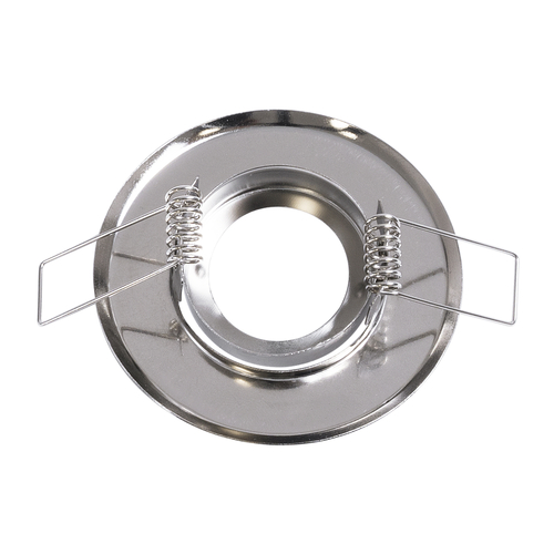 GLOBOSTAR® RAFY 77802 Χωνευτή Κινούμενη Βάση για Σποτ MR11 με Ντουί GU10/GU5.3 IP20 - Νίκελ Χρώμιο - Μ7 x Π7 x Υ2.1cm / Q5cm