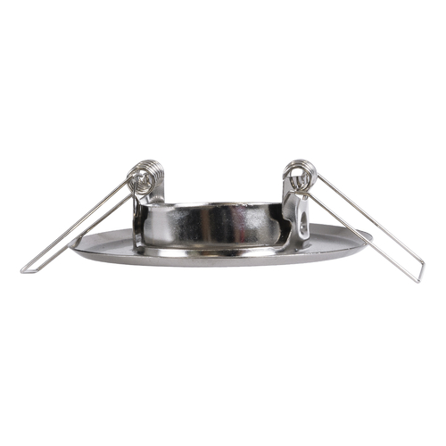 GLOBOSTAR® RAFY 77802 Χωνευτή Κινούμενη Βάση για Σποτ MR11 με Ντουί GU10/GU5.3 IP20 - Νίκελ Χρώμιο - Μ7 x Π7 x Υ2.1cm / Q5cm