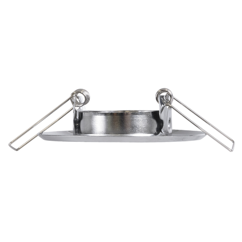 GLOBOSTAR® DELTA 77803 Χωνευτή Κινούμενη Βάση για Σποτ MR11 με Ντουί GU10/GU5.3 IP20 - Ασημί - Μ7 x Π7 x Υ2.1cm / Q5.5cm