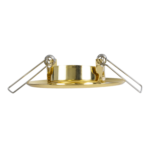 GLOBOSTAR® DELTA 77804 Χωνευτή Κινούμενη Βάση για Σποτ MR11 με Ντουί GU10/GU5.3 IP20 - Χρυσό Πλατίνα - Μ7 x Π7 x Υ2.1cm / Q5.5cm