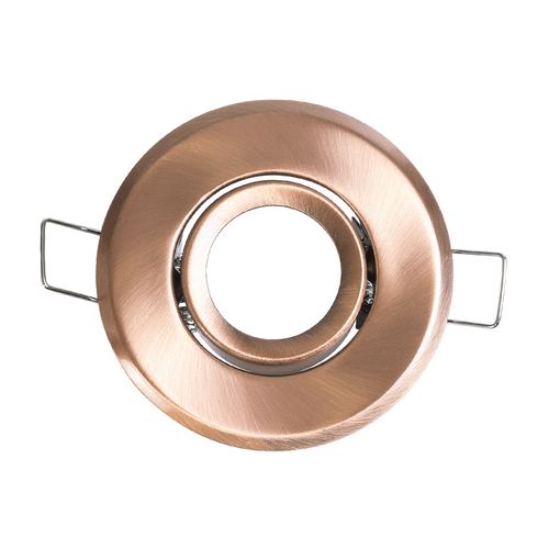 GLOBOSTAR® DELTA 77805 Χωνευτή Κινούμενη Βάση για Σποτ MR11 με Ντουί GU10/GU5.3 IP20 - Χάλκινο - Μ7 x Π7 x Υ2.1cm / Q5.5cm