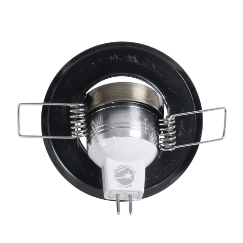 GLOBOSTAR® DELTA 77806 Χωνευτή Κινούμενη Βάση για Σποτ MR11 με Ντουί GU10/GU5.3 IP20 - Μπρούτζινο - Μ7 x Π7 x Υ2.1cm / Q5.5cm