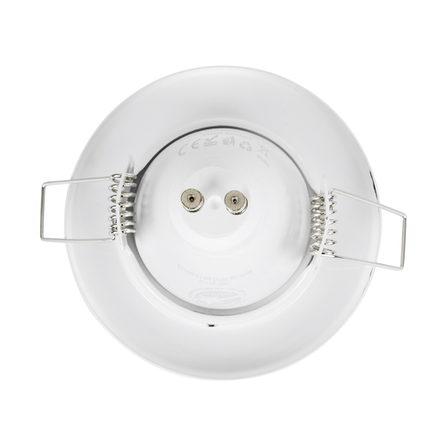 GLOBOSTAR® DELTA 77807 Χωνευτή Βάση για Σποτ MR16 με Ντουί GU10/GU5.3 IP20 - Λευκό - Μ8.3 x Π8.3 x Υ3.1cm / Q6cm