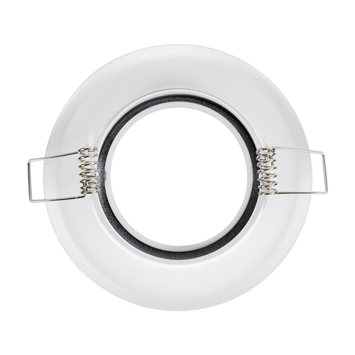 GLOBOSTAR® RAFY 77814 Χωνευτή Κινούμενη Βάση για Σποτ MR16 με Ντουί GU10/GU5.3 IP20 - Λευκό - Μ9.2 x Π9.2 x Υ3.1cm / Q7cm