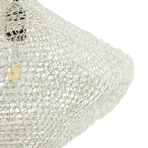 GLOBOSTAR® KENTUCKY 01862 Vintage Κρεμαστό Φωτιστικό Οροφής με Ντουί 1 x E27 AC 220-240V IP20 - Μπεζ - Μ40 x Π40 x Υ30cm