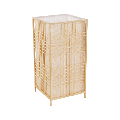 GLOBOSTAR® JUNIE 01997 Boho Επιδαπέδιο Φωτιστικό με Ντουί 1 x E27 AC 220-240V IP20 - Μπεζ - Μ20 x Π20 x Υ40cm