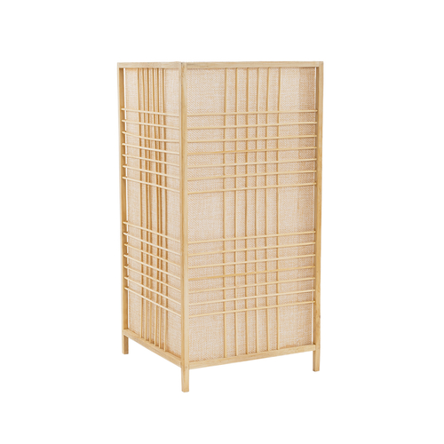 GLOBOSTAR® JUNIE 01997 Boho Επιδαπέδιο Φωτιστικό με Ντουί 1 x E27 AC 220-240V IP20 - Μπεζ - Μ20 x Π20 x Υ40cm