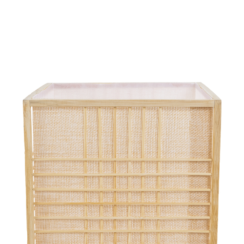 GLOBOSTAR® JUNIE 01997 Boho Επιδαπέδιο Φωτιστικό με Ντουί 1 x E27 AC 220-240V IP20 - Μπεζ - Μ20 x Π20 x Υ40cm