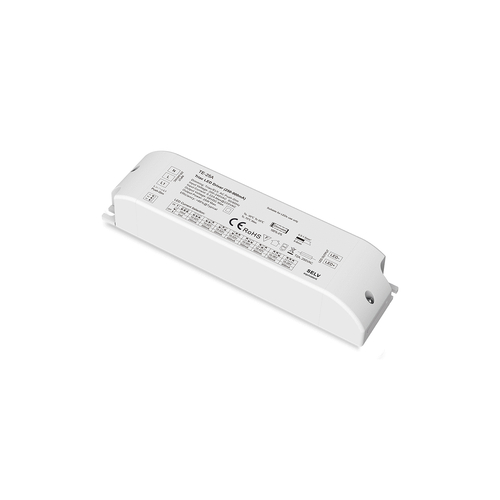 GLOBOSTAR® SKYDANCE-TE-25A 73134 DC Triac & Push Dimmer CC Τροφοδοτικό/Μετασχηματιστής SELV με 1 x 250-900mA 25W Κανάλι AC 220-240V σε DC 10-52V 900mA 25W Max IP20 - Triac & Push Dimming - Μ17.5 x Π4.4 x Υ3cm - 5 Χρόνια Εγγύηση