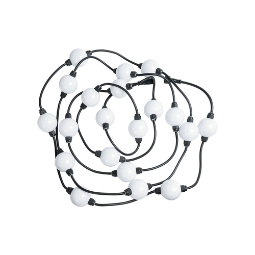 GloboStar® 73722 Digital Pixel Addressable Facade Module Chain String with 20 Spots - Ψηφιακή Αλυσίδα - Γιρλάντα με 20 Σποτ LED SMD 3535 30W 60LED 20PIXEL SPI/TTL Protocol IC WS2811/SM16703P 1300lm 360° DC 24V Αδιάβροχο IP67 Πολύχρωμο RGB - Φ5 x Μ460cm - 3 Χρόνια Εγγύηση