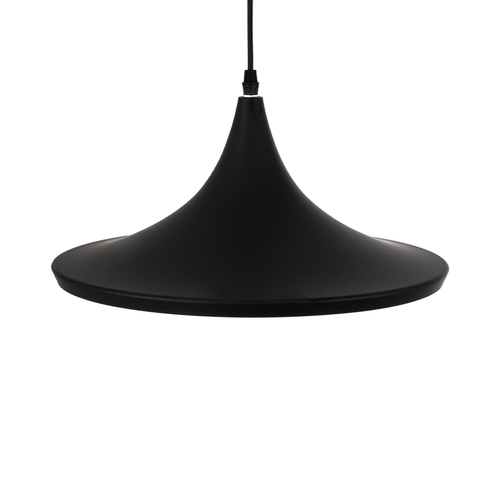 GLOBOSTAR® SHANGHAI 01025-B Μοντέρνο Κρεμαστό Φωτιστικό Οροφής με Ντουί 1 x E27 AC 220-240V IP20 - Μαύρο & Χρυσό - Μ37 x Π37 x Υ20cm