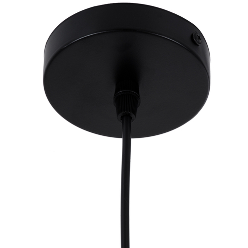 GLOBOSTAR® SHANGHAI 01025-B Μοντέρνο Κρεμαστό Φωτιστικό Οροφής με Ντουί 1 x E27 AC 220-240V IP20 - Μαύρο & Χρυσό - Μ37 x Π37 x Υ20cm