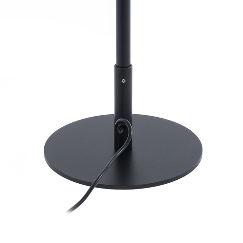 GloboStar® DALUMA 60470 Μοντέρνο Επιδαπέδιο Φωτιστικό LED 24W 2640lm 200° AC 220-240V IP20 Ρυθμιζόμενο Λευκό CCT από 2700K έως 6000K - Μαύρο - Μ18 x Π18 x Υ160cm - 3 Χρόνια Εγγύηση