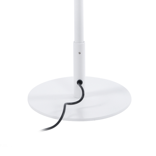 GloboStar® DALUMA 60471 Μοντέρνο Επιδαπέδιο Φωτιστικό LED 24W 2640lm 200° AC 220-240V IP20 Ρυθμιζόμενο Λευκό CCT από 2700K έως 6000K - Λευκό - Μ18 x Π18 x Υ160cm - 3 Χρόνια Εγγύηση