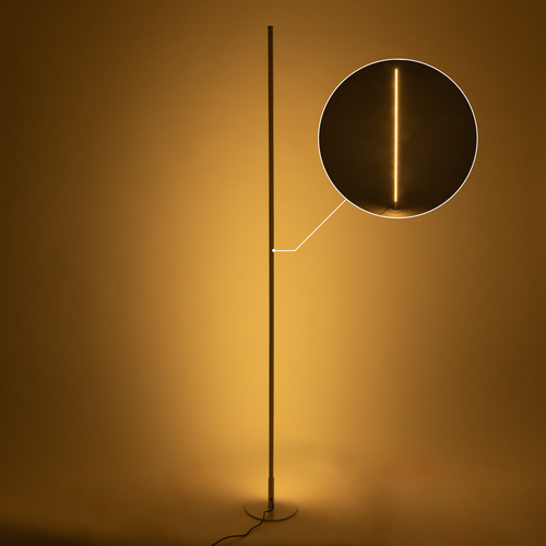 GloboStar® DALUMA 60471 Μοντέρνο Επιδαπέδιο Φωτιστικό LED 24W 2640lm 200° AC 220-240V IP20 Ρυθμιζόμενο Λευκό CCT από 2700K έως 6000K - Λευκό - Μ18 x Π18 x Υ160cm - 3 Χρόνια Εγγύηση