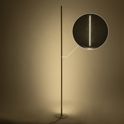 GloboStar® DALUMA 60471 Μοντέρνο Επιδαπέδιο Φωτιστικό LED 24W 2640lm 200° AC 220-240V IP20 Ρυθμιζόμενο Λευκό CCT από 2700K έως 6000K - Λευκό - Μ18 x Π18 x Υ160cm - 3 Χρόνια Εγγύηση