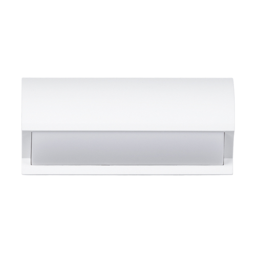 GLOBOSTAR® HORIZON 60691 Μοντέρνο Φωτιστικό Τοίχου - Απλίκα LED 15W 1575lm 120° AC 220-240V Αδιάβροχο IP65 Φυσικό Λευκό 4500K - Bridgelux SMD Chip - Λευκό Ματ - Μ23.5 x Π11 x Υ10cm - 3 Χρόνια Εγγύηση