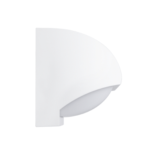 GLOBOSTAR® HORIZON 60691 Μοντέρνο Φωτιστικό Τοίχου - Απλίκα LED 15W 1575lm 120° AC 220-240V Αδιάβροχο IP65 Φυσικό Λευκό 4500K - Bridgelux SMD Chip - Λευκό Ματ - Μ23.5 x Π11 x Υ10cm - 3 Χρόνια Εγγύηση