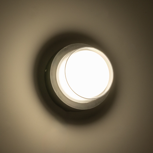 GLOBOSTAR® NEXUS 60761 Μοντέρνο Φωτιστικό Τοίχου - Απλίκα LED 10W 1050lm 120° AC 220-240V Αδιάβροχο IP65 Φυσικό Λευκό 4500K - Bridgelux SMD Chip - Μαύρο Ματ - Μ17 x Π17 x Υ9cm - 3 Χρόνια Εγγύηση