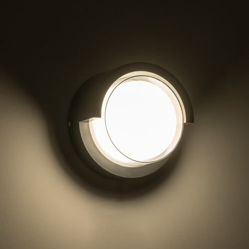 GLOBOSTAR® APEX 60764 Μοντέρνο Φωτιστικό Τοίχου - Απλίκα LED 10W 1050lm 120° AC 220-240V Αδιάβροχο IP65 Φυσικό Λευκό 4500K - Bridgelux SMD Chip - Μαύρο Ματ - Μ17 x Π17 x Υ9cm - 3 Χρόνια Εγγύηση